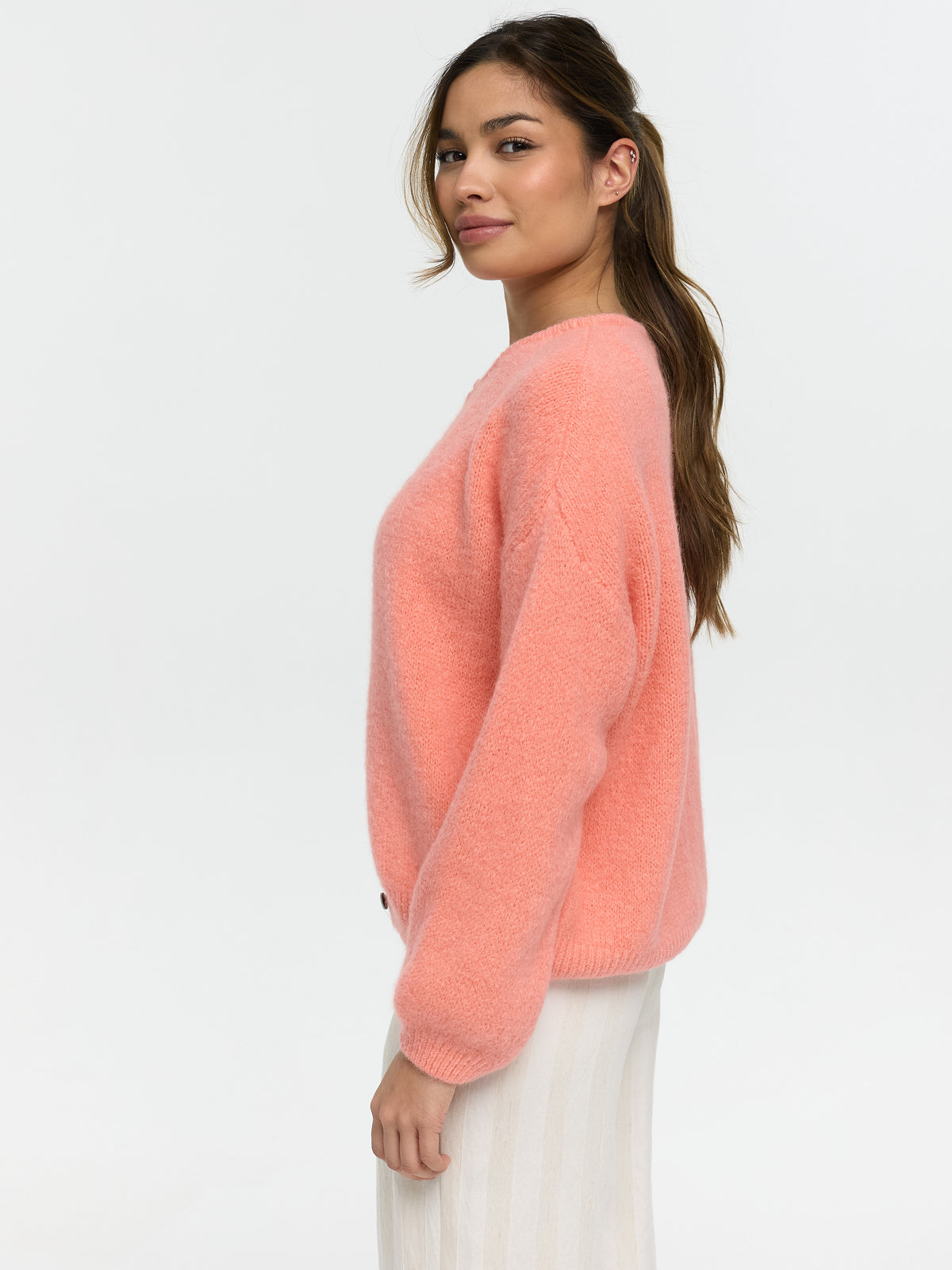 Cardigan "Serena" in Coral