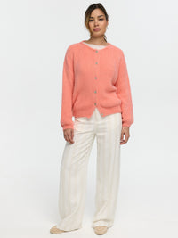 Cardigan "Serena" in Coral