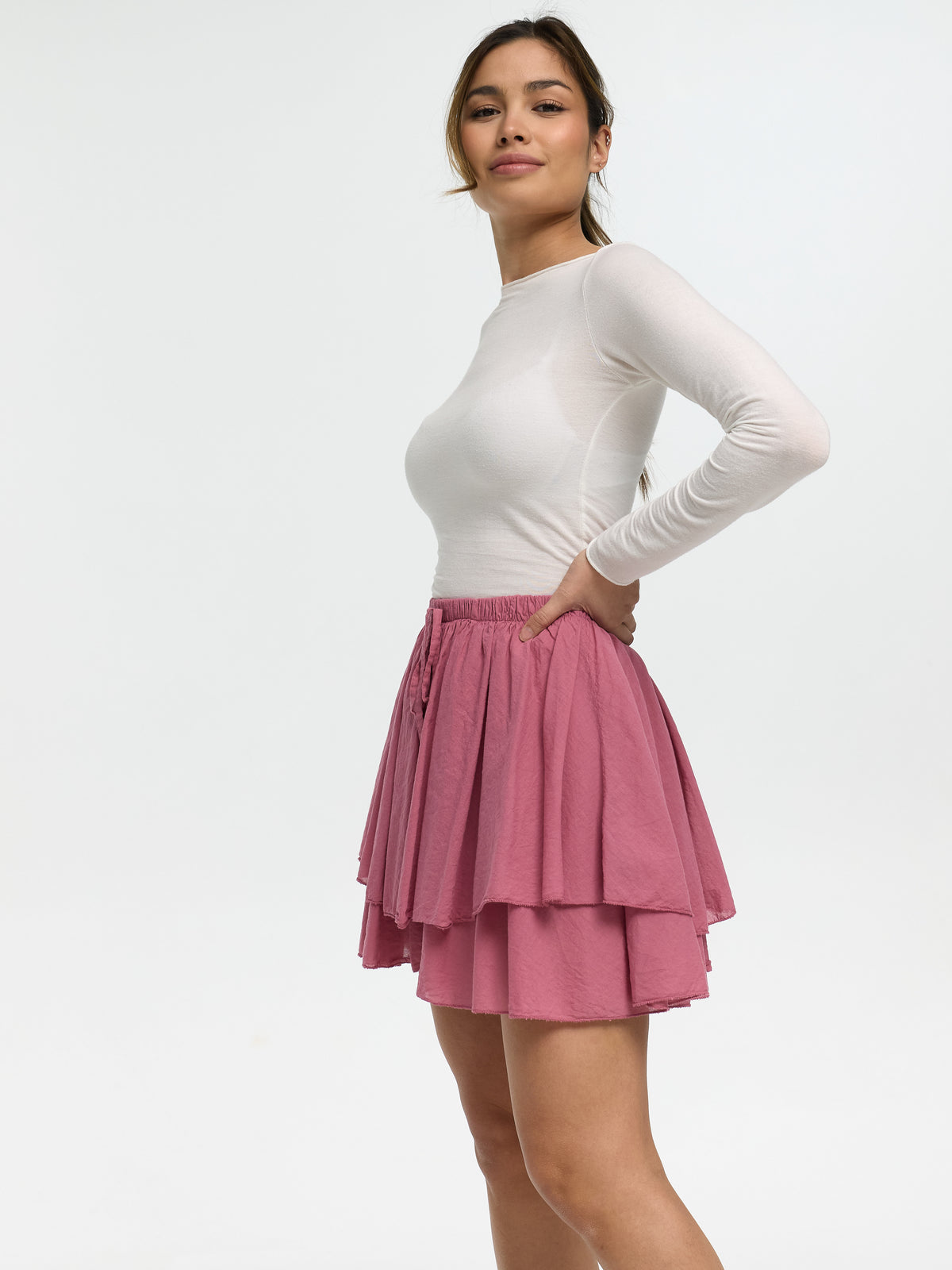 Hosenrock "Daphne" in Himbeere