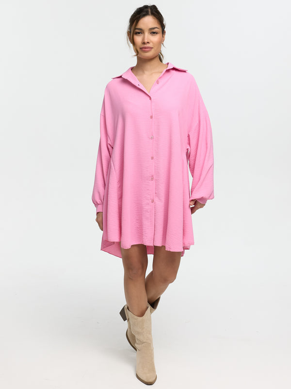 Longbluse "Irina" in Pink