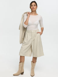 Bermudas „Lori“ in Beige