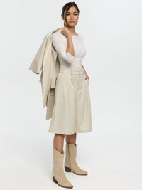 Bermudas „Lori“ in Beige