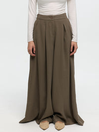 Stoffhose „Levina“ in Cappuccino