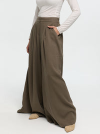 Stoffhose „Levina“ in Cappuccino