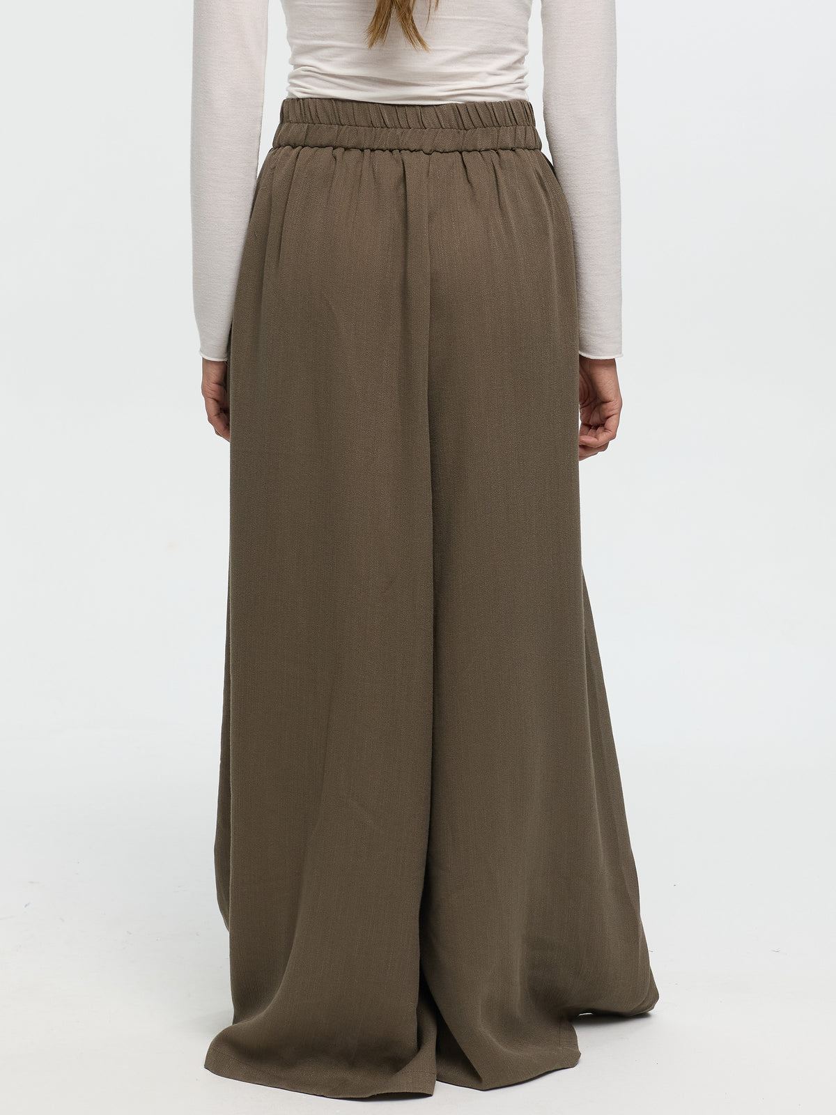 Stoffhose „Levina“ in Cappuccino