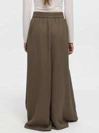 Stoffhose „Levina“ in Cappuccino