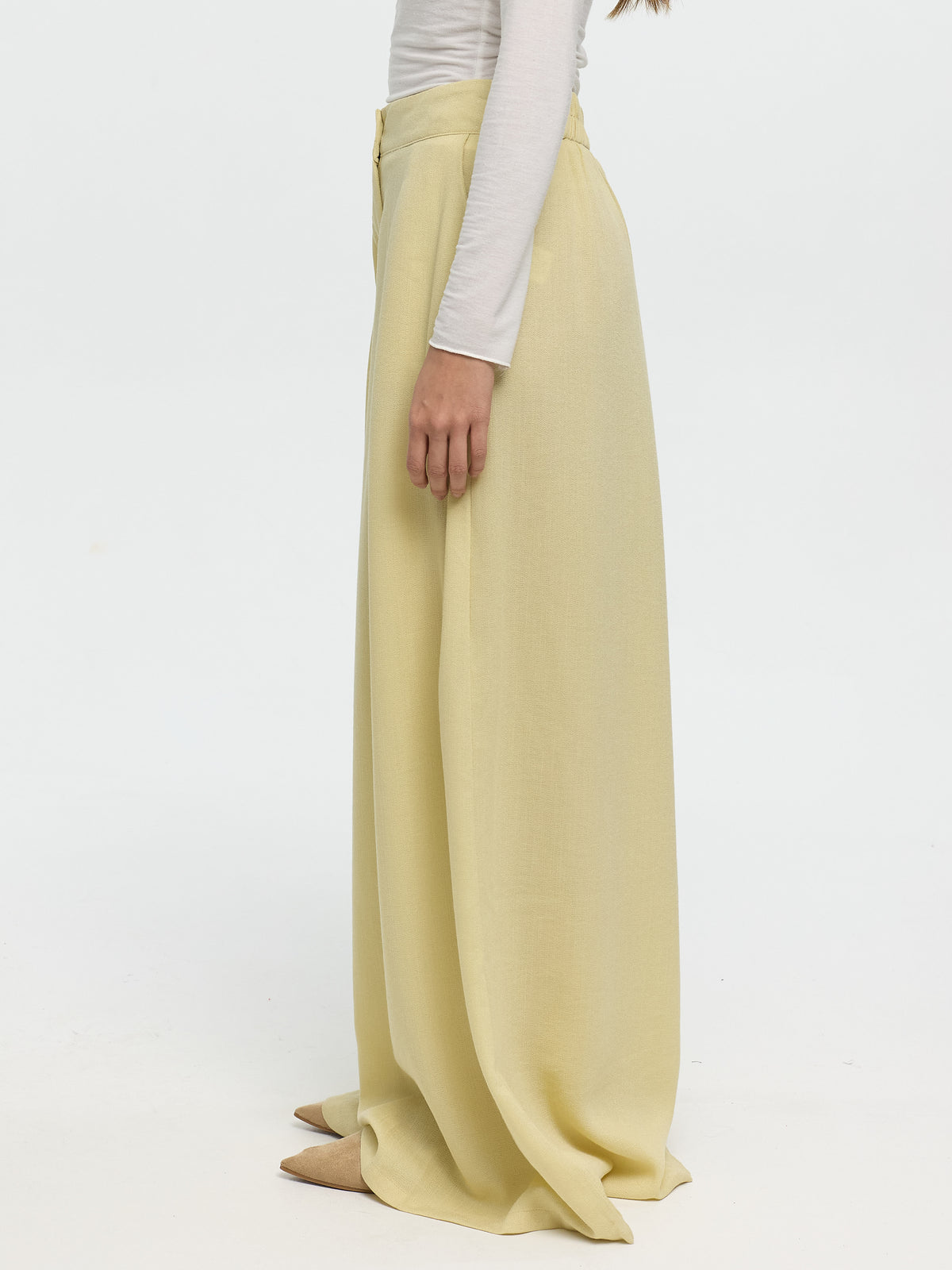 Stoffhose „Levina“ in Yellow