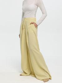 Stoffhose „Levina“ in Yellow