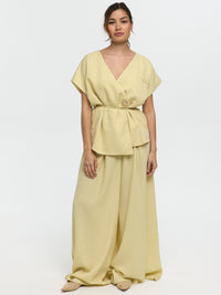 Stoffhose „Levina“ in Yellow