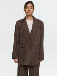 Nadelstreifen Blazer „Kathie“ in Braun