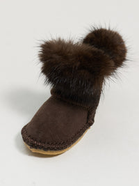 Schlüsselanhänger "Boots" in Braun