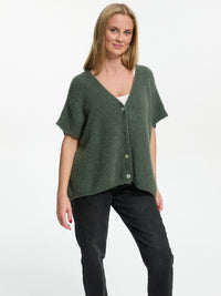 Cardigan "Marina" in Tannengrün