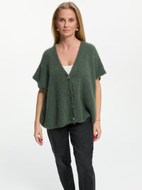 Cardigan "Marina" in Tannengrün