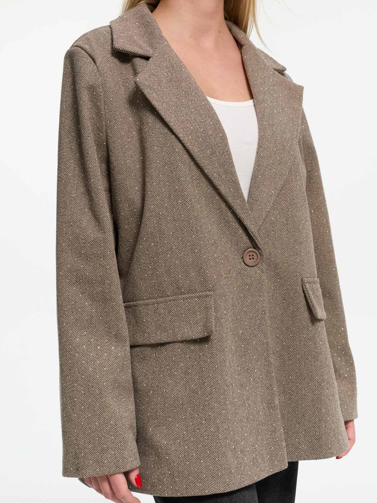 Blazer „Sparks“ in Hazelnut