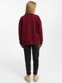 Pullover "Soho" in Burgundy