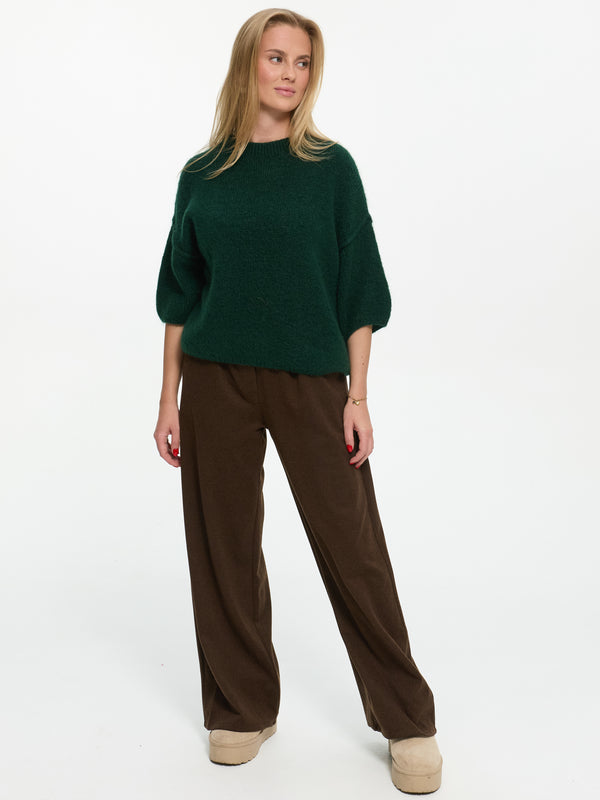 Stoffhose "Colette" in Braun