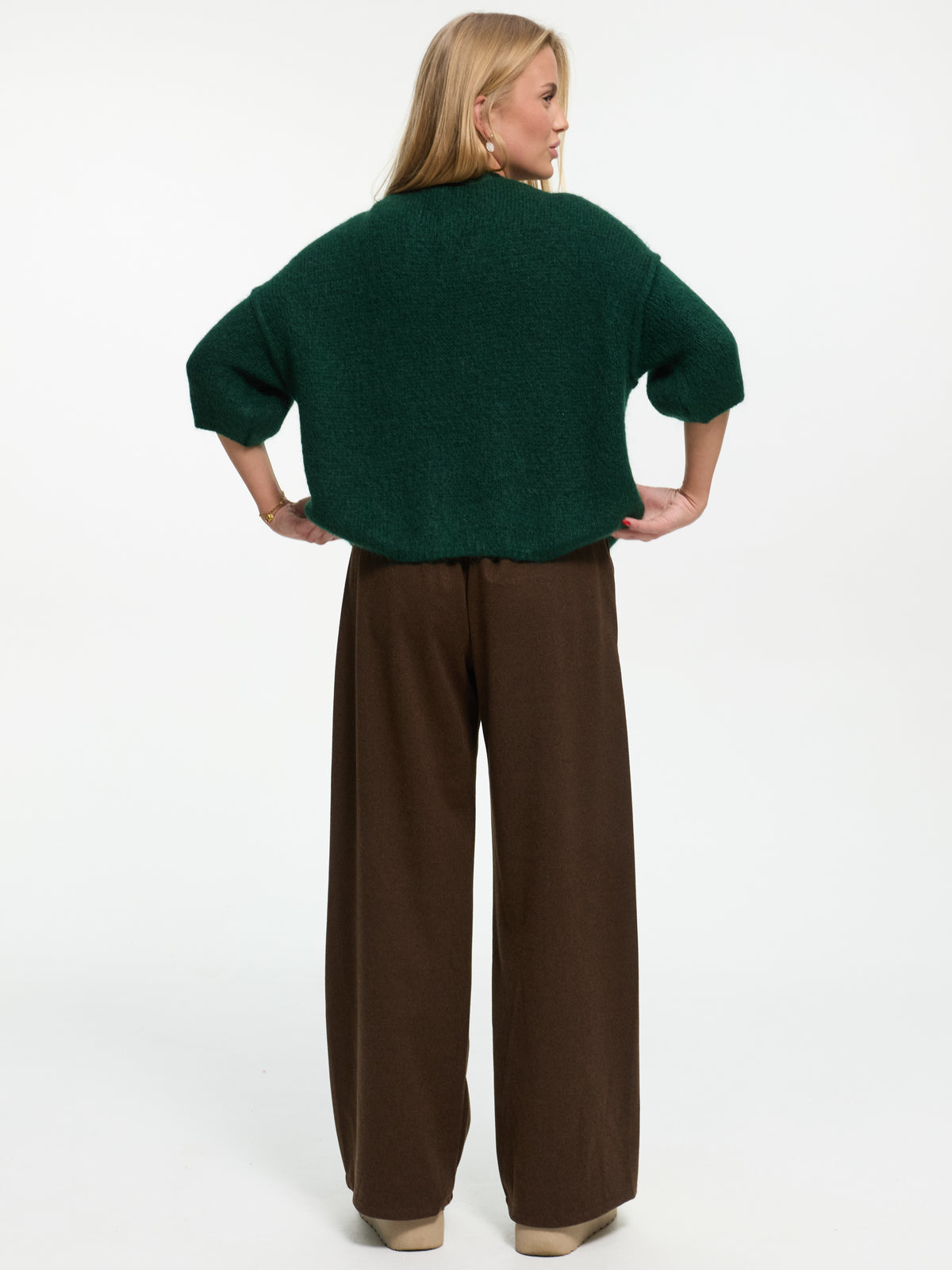 Pullover "Evia" in Tannengrün