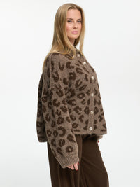 Cardigan "Elleana" in Leo Dunkel