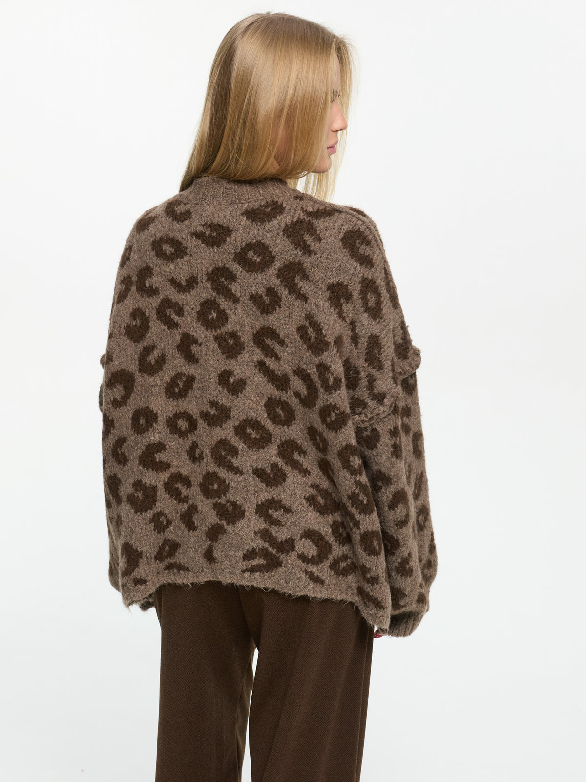 Cardigan "Elleana" in Leo Dunkel