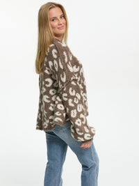 Cardigan "Elleana" in Leo Hell