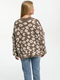 Cardigan "Elleana" in Leo Hell