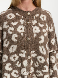 Cardigan "Elleana" in Leo Hell