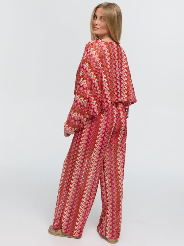 Ibiza Wave Set "Aléa" in Rosa/Rot