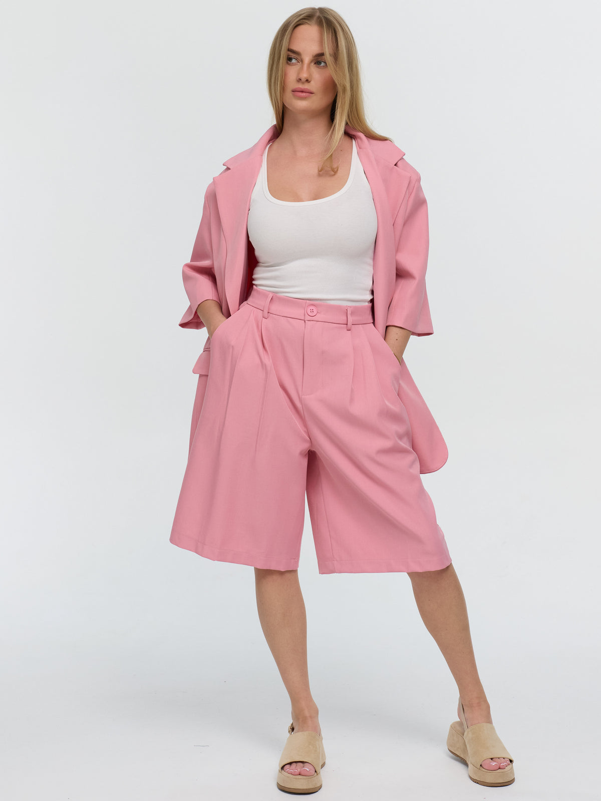 Bermudas „Lori“ in Pink