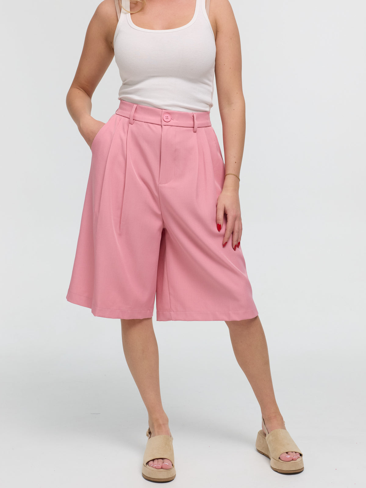 Bermudas „Lori“ in Pink