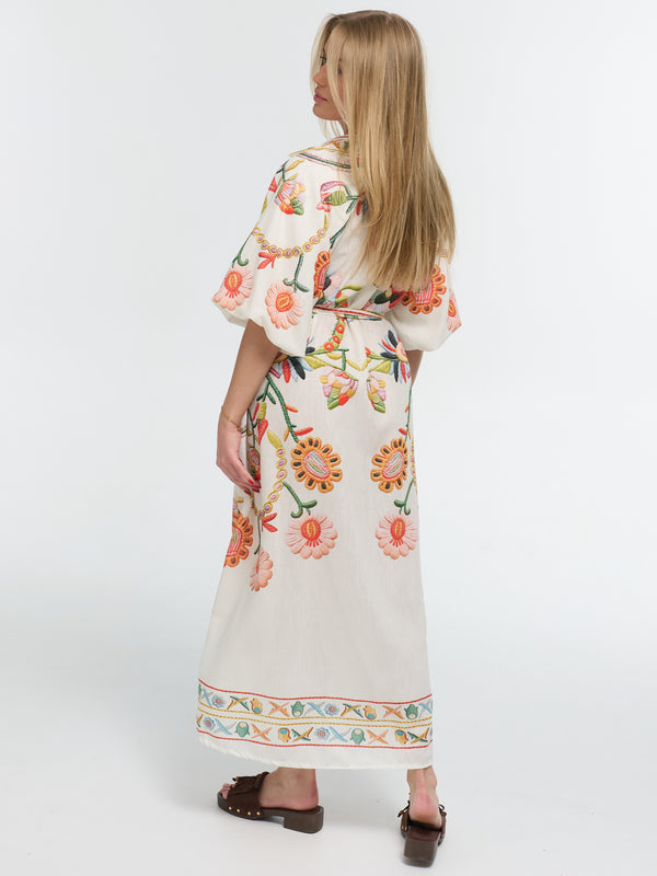 Leinenkleid "Fiorella"