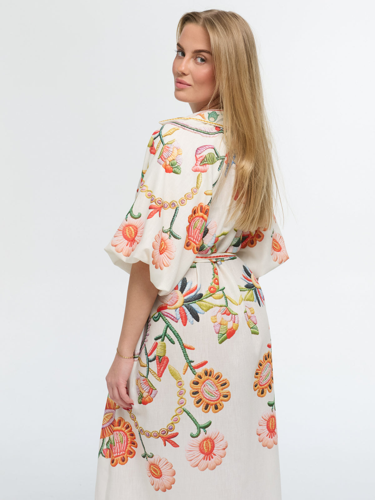 Leinenkleid "Fiorella"