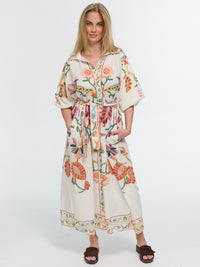 Leinenkleid "Fiorella"