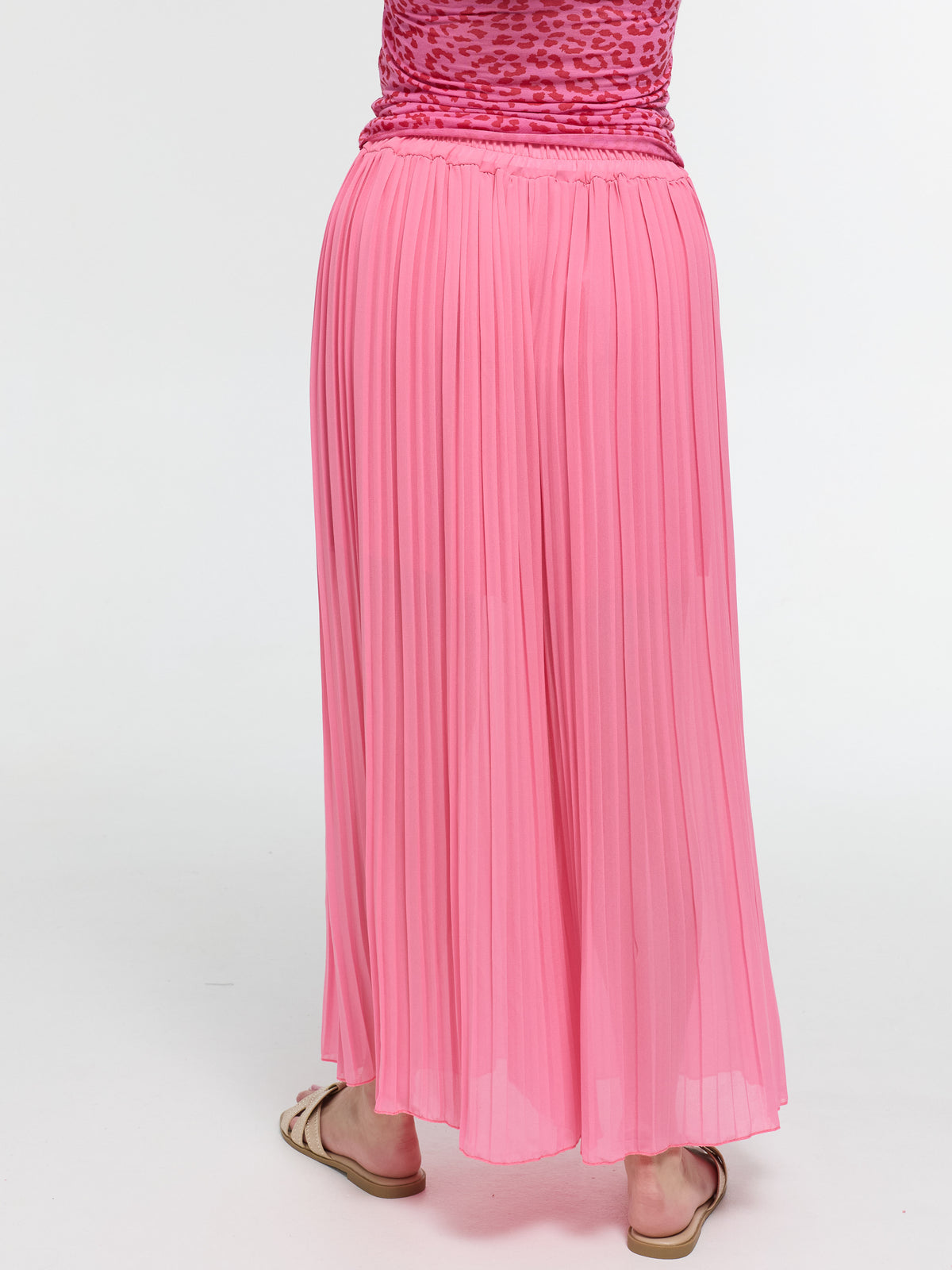 Plisseehose "Liliane" in Pink