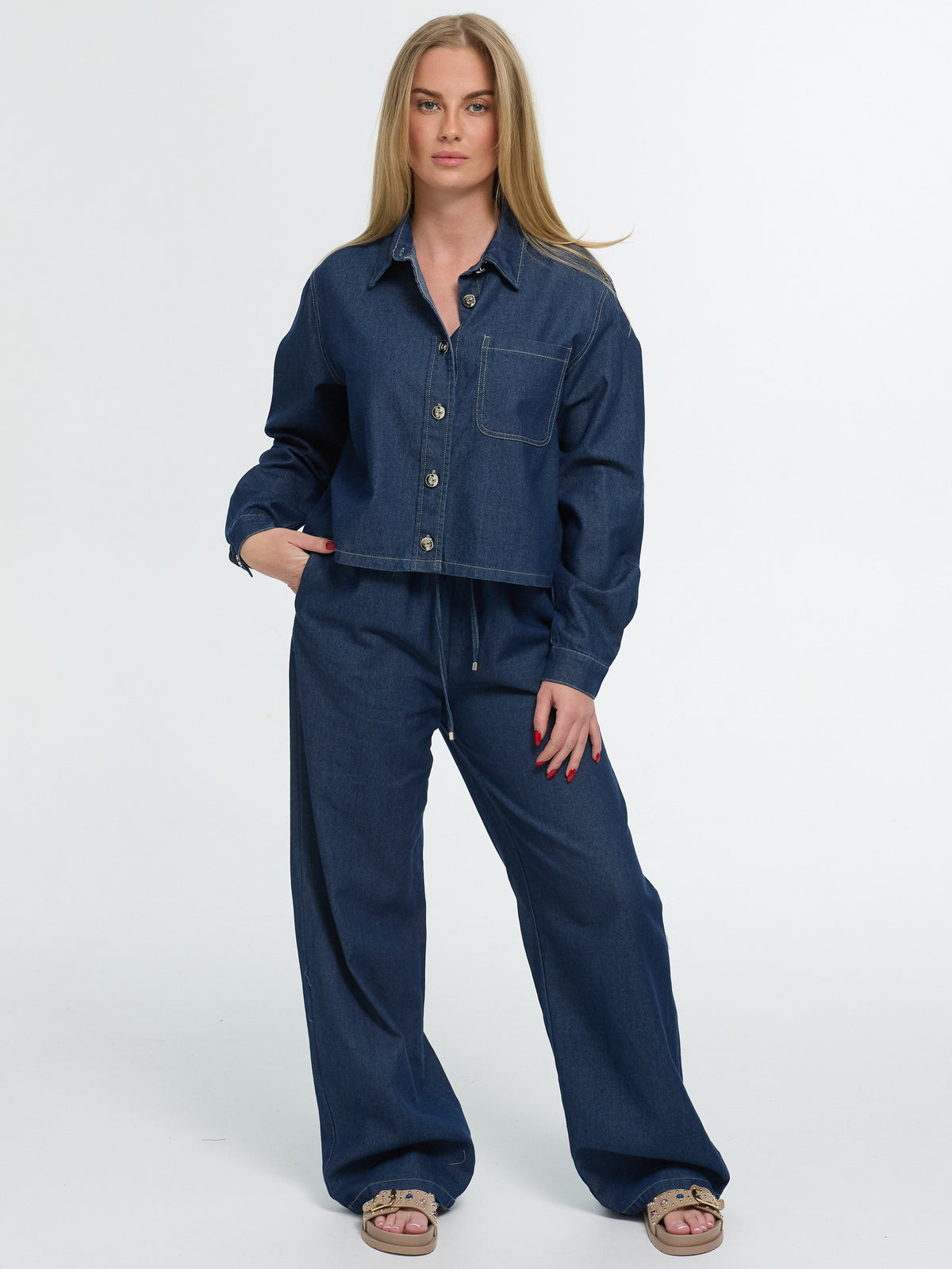 Soft Jogger-Jeans Set "Liv"