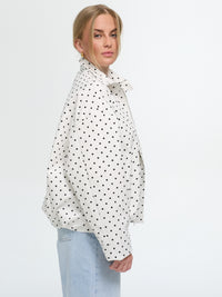 Jacke "Sovira" in Weiß/Schwarz
