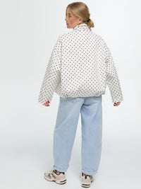 Jacke "Sovira" in Weiß/Schwarz