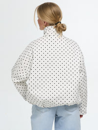 Jacke "Sovira" in Weiß/Schwarz