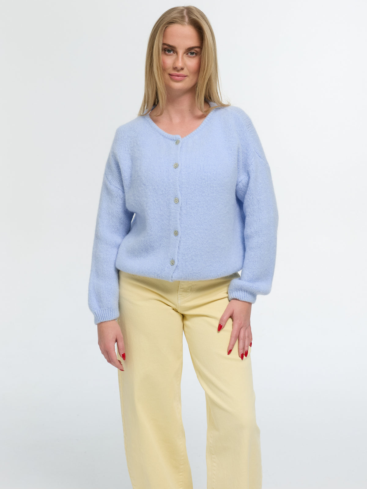 Cardigan "Serena" in Babyblau