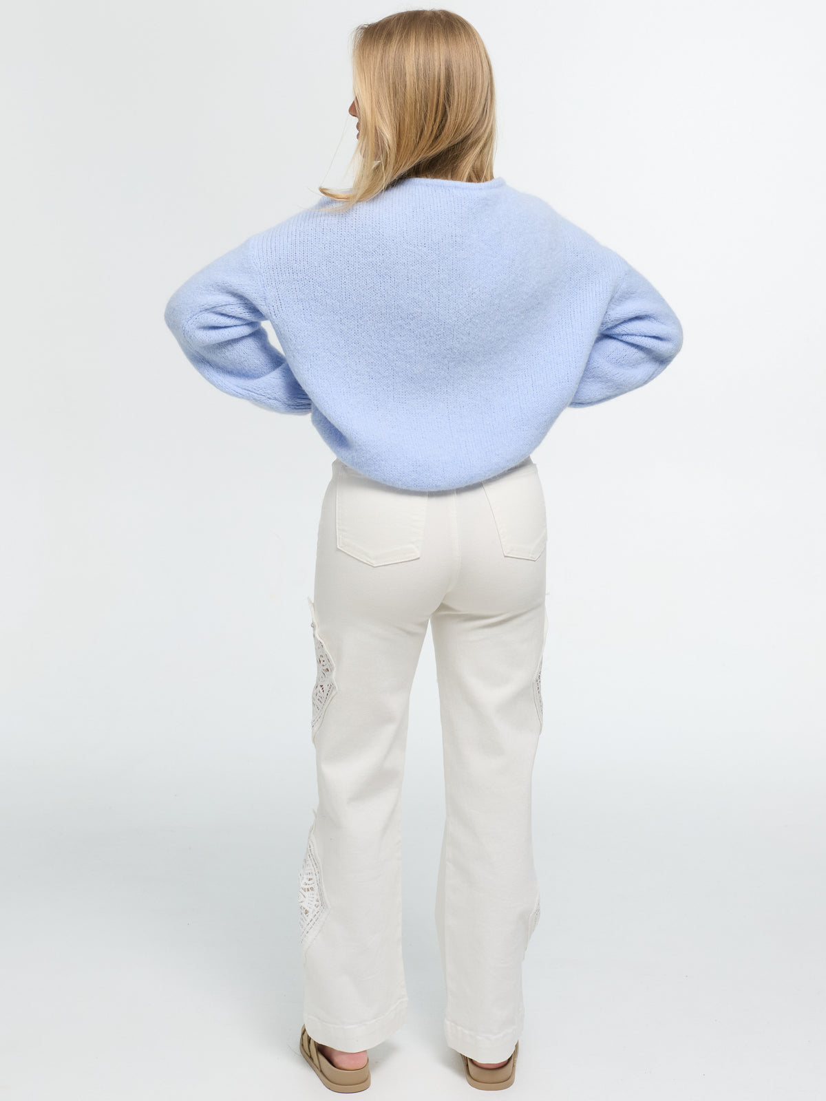 Straightleg Jeans "Josephine" in Weiß