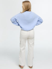Straightleg Jeans "Josephine" in Weiß