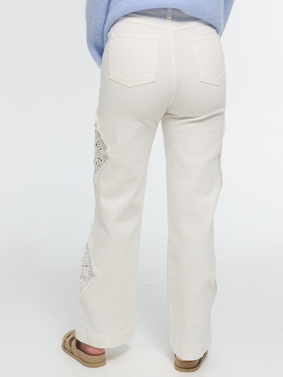 Straightleg Jeans "Josephine" in Weiß