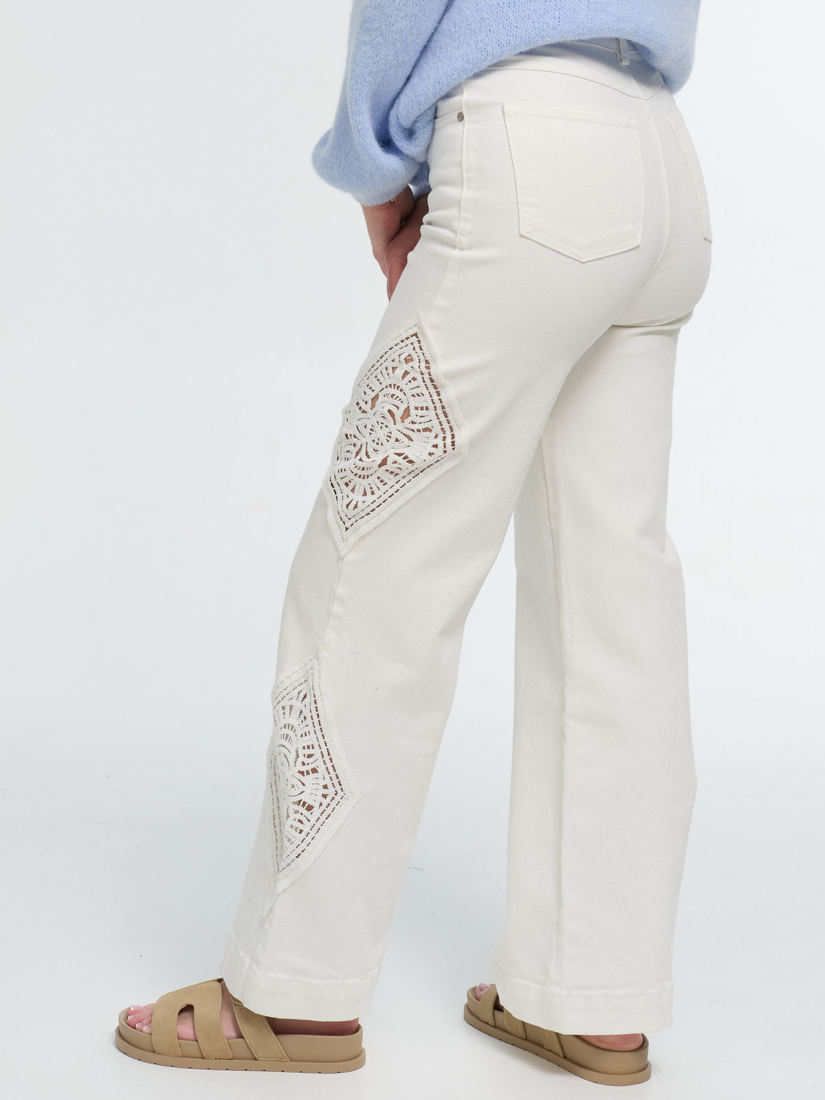 Straightleg Jeans "Josephine" in Weiß
