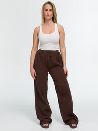 Musselinhose "Ida" in Braun