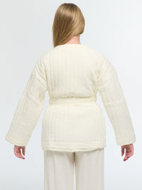 Übergangsjacke "Ida" in Creme
