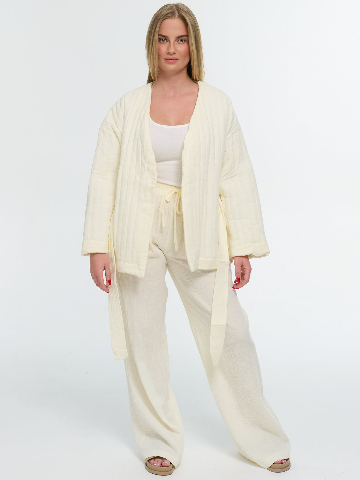Musselinhose "Ida" in Creme