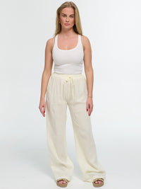 Musselinhose "Ida" in Creme