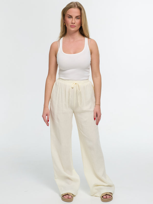 Musselinhose "Ida" in Creme