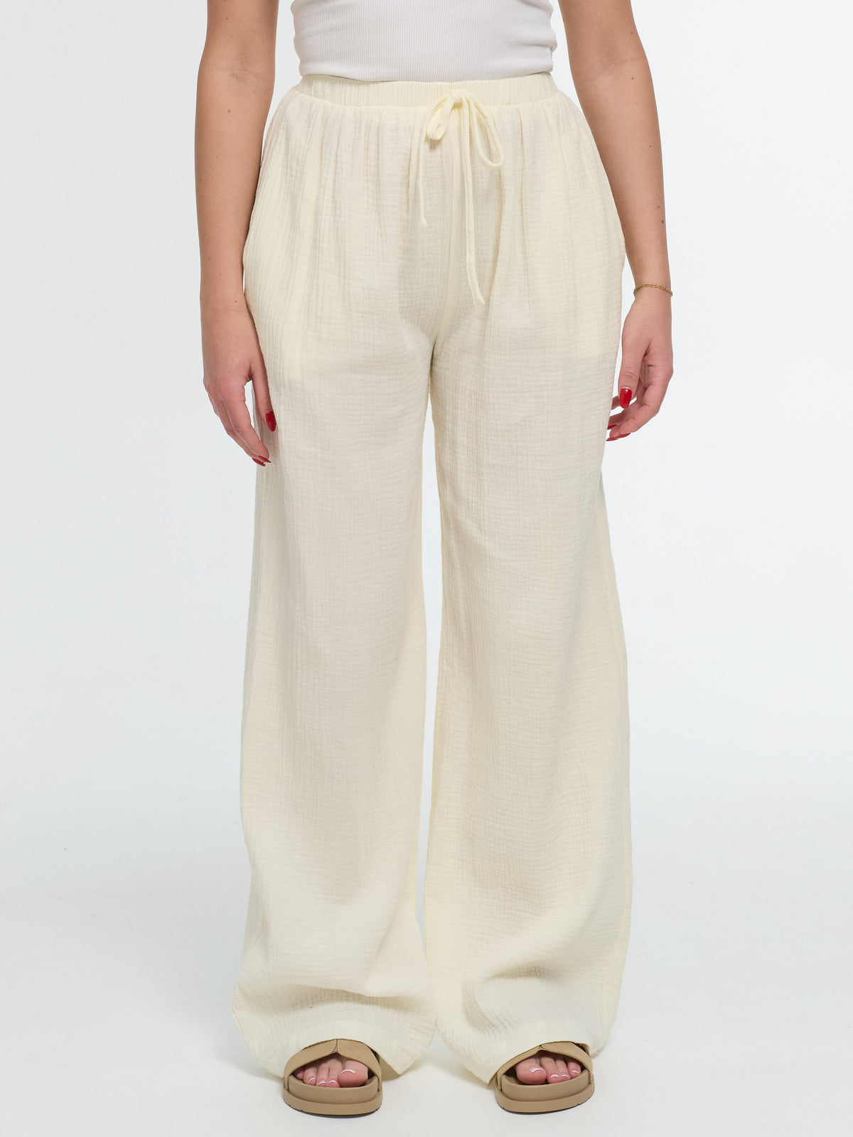 Musselinhose "Ida" in Creme