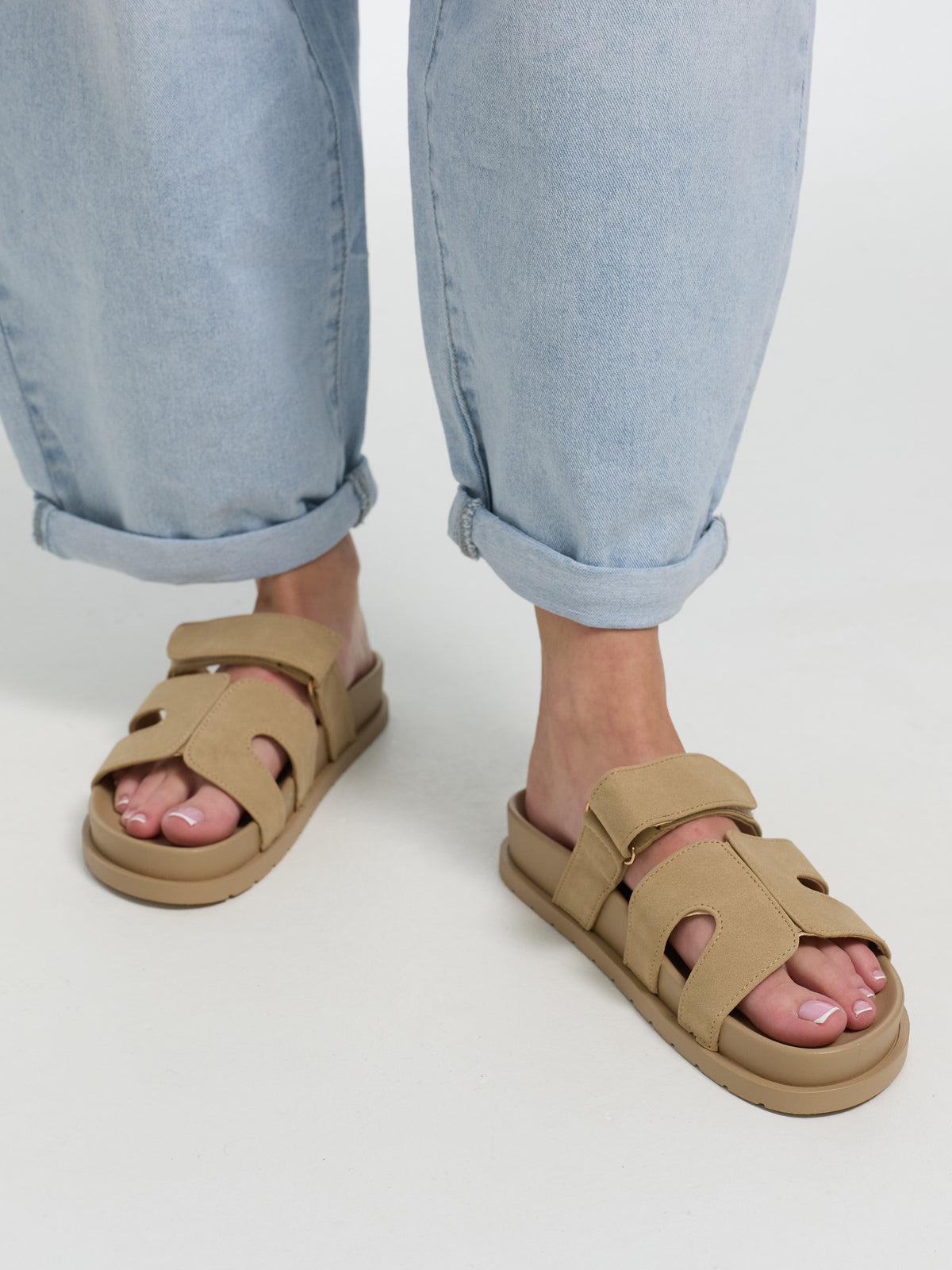 Sandalen "Marietta" in Beige