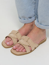Sandalen "Olly" in Beige